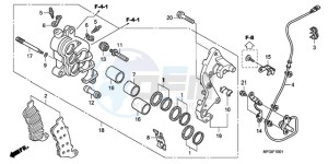 CB600FAA E / ABS MKH drawing R. FRONT BRAKE CALIPER (CB600FA/FA3)