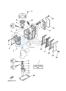 6D drawing CYLINDER--CRANKCASE