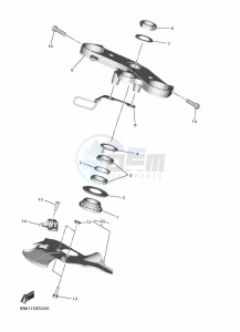 YZF600 YZF-R6 (BN6S) drawing STEERING