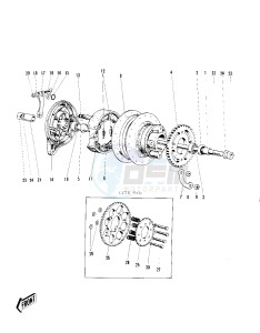 C2 SS TR [ROADRUNNER] (SS-TR) 125 [ROADRUNNER] drawing REAR HUB_BRAKE