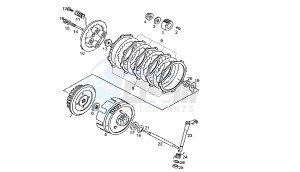 SENDA SM - 125 CC VTHSC2B1A 4T EU2 drawing CLUTCH