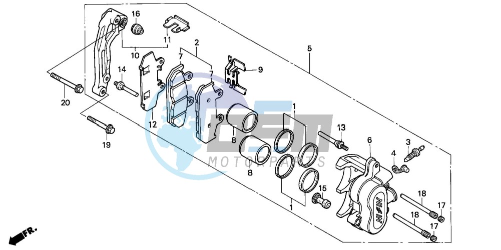 FRONT BRAKE CALIPER