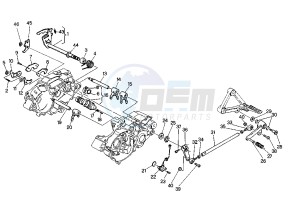 RAPTOR 125 drawing GEAR CHANGE MECHANISM