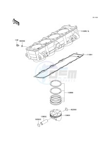 ZR 1000 B [Z1000 EUROPEAN] (B7F-B9F) B7F drawing CYLINDER_PISTON-- S- -