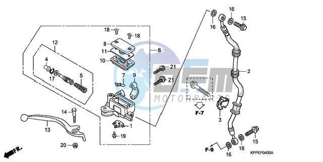 FR. BRAKE MASTER CYLINDER