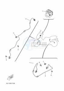 GPD125-A NMAX 125 (BAL1) drawing TAILLIGHT