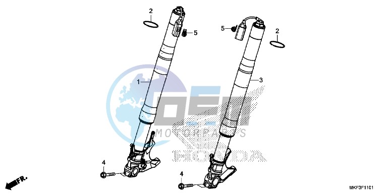 FRONT FORK (CBR1000S1/ S2)