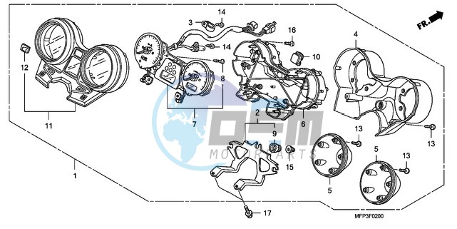 METER (CB1300/CB1300A)