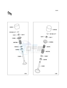 ZZR600 ZX600E6F GB XX (EU ME A(FRICA) drawing Valve(s)