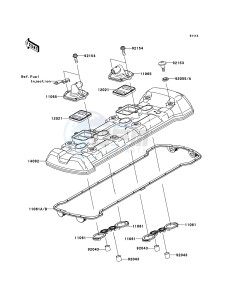 VERSYS_1000 KLZ1000AEF FR GB XX (EU ME A(FRICA) drawing Cylinder Head Cover