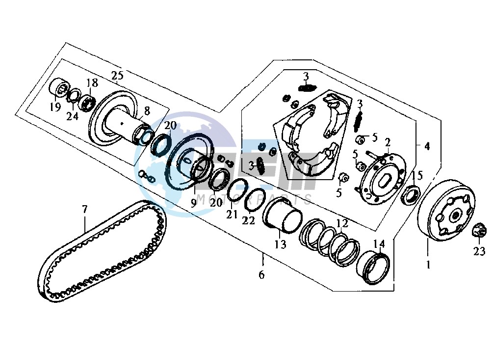 DRIVEN PULLEY