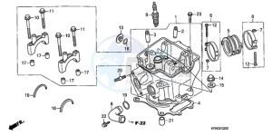 CRF250R9 ED / BLA CMF drawing CYLINDER HEAD