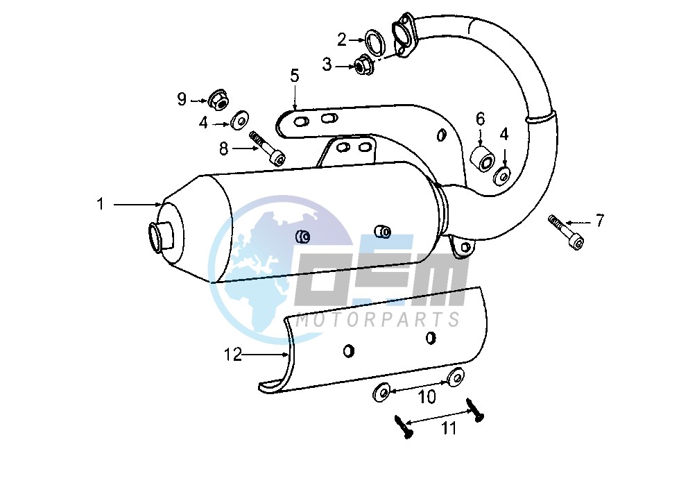 EXHAUST CATALYTIC MY00-01