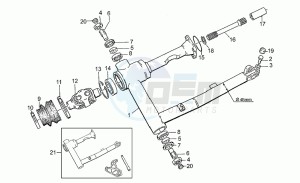 850 T5 Polizia VecchioTipo Polizia VecchioTipo drawing Swing arm, 2nd series