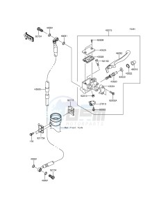 KLX125 KLX125CEF XX (EU ME A(FRICA) drawing Front Master Cylinder