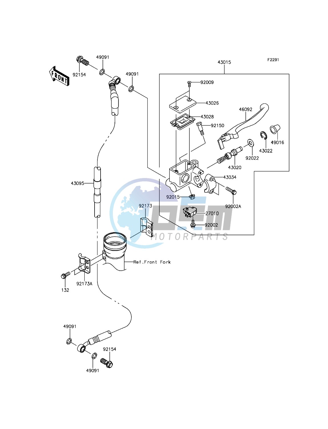 Front Master Cylinder