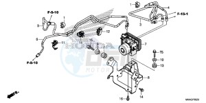 NC750SAG NC750S Europe Direct - (ED) drawing ABS MODULATOR