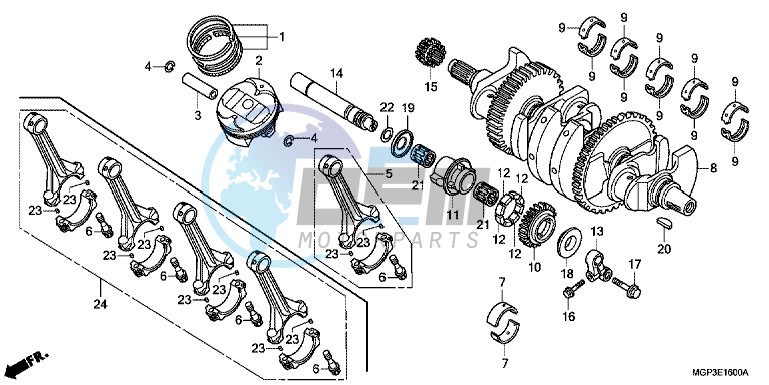 CRANK SHAFT/PISTON