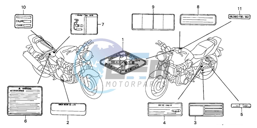 CAUTION LABEL (CB1300/A/F /F1)