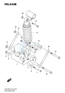 GSX-1300R ABS HAYABUSA EU drawing REAR CUSHION LEVER