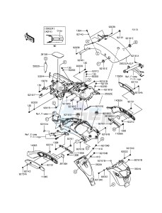 VULCAN_S EN650AFF XX (EU ME A(FRICA) drawing Rear Fender(s)