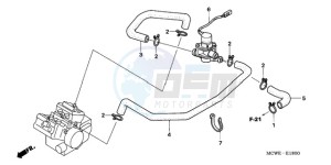 VFR800A9 UK - (E / ABS MME) drawing AIR INJECTION VALVE