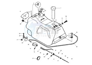 X9 EVOLUTION 200 drawing Fuel Tank