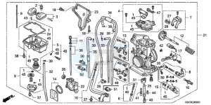 CRF250X9 Europe Direct - (ED / CMF) drawing CARBURETOR