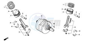 NT700VA drawing CRANKSHAFT/PISTON