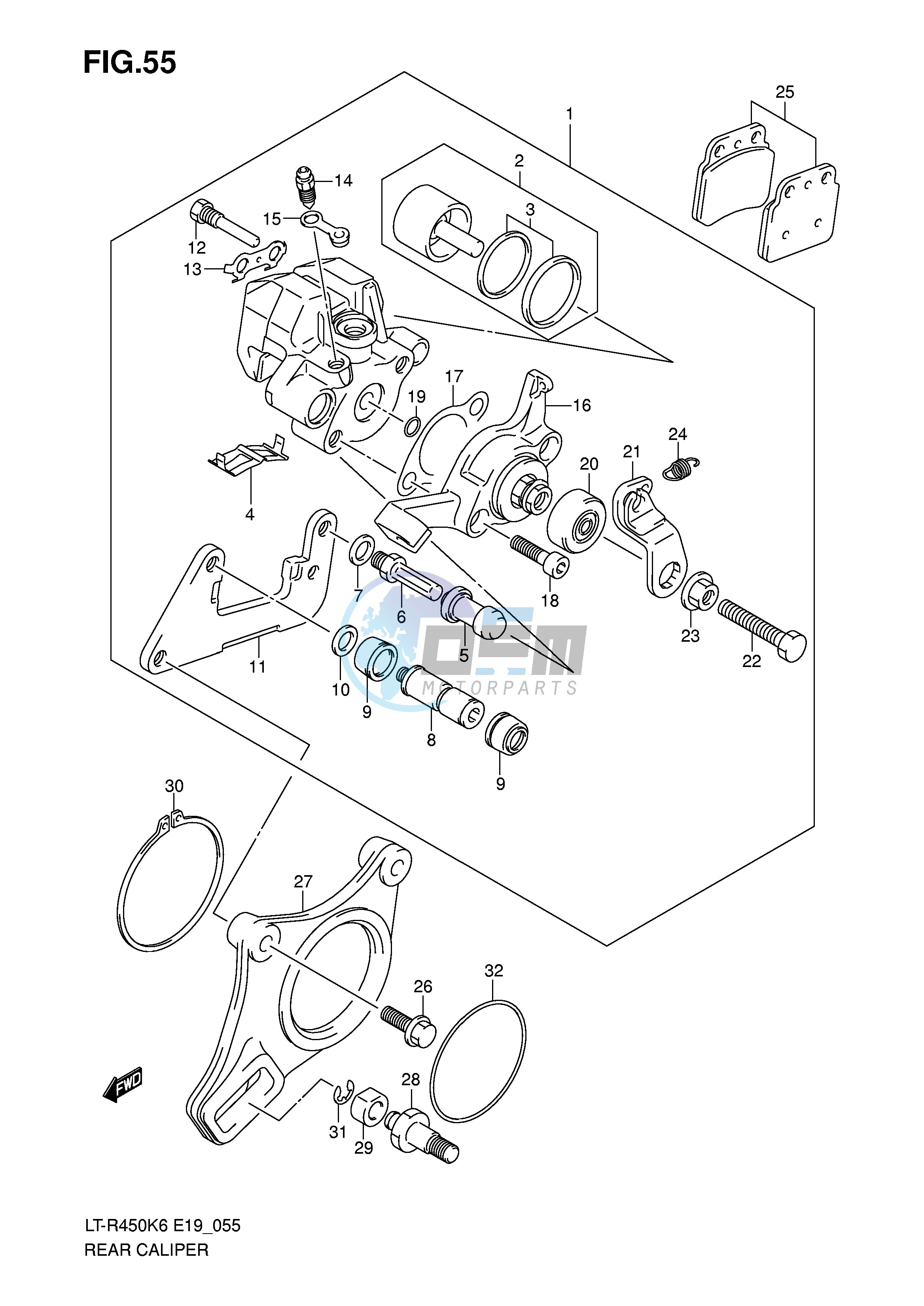 REAR CALIPER