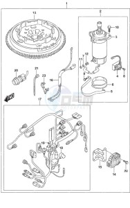 DF 30A drawing Starting Motor Manual Starter