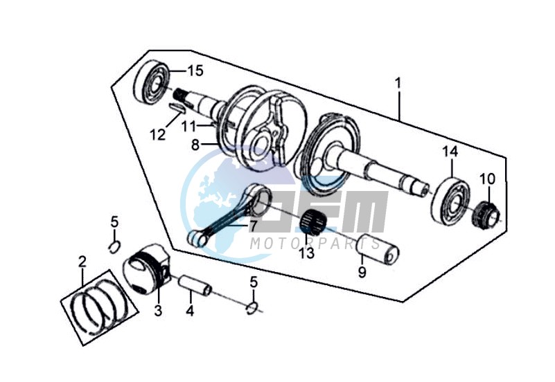 CRANKSHAFT / PISTON / PISTON RING