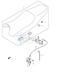 GSF1200 (E2) Bandit drawing SEAT