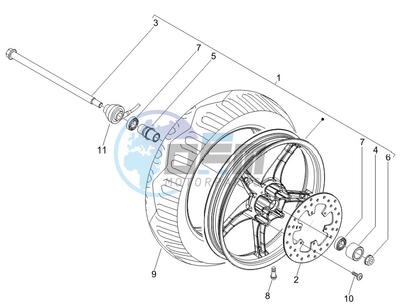 Front wheel