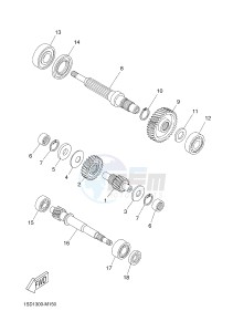 YP400RA EVOLIS 400 ABS (BL12) drawing TRANSMISSION