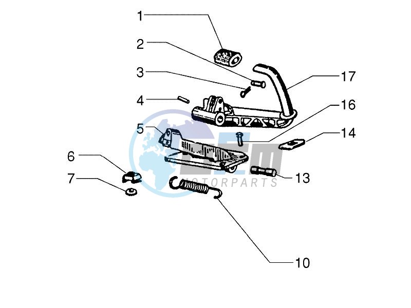 Control pedals - Levers