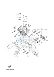 MT07 700 (1WSA) drawing TAILLIGHT