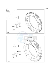 KLE 650 A [VERSYS EUROPEAN] (A7F-A8F) A8F drawing TIRES