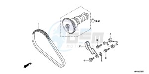 TRX420FPEC drawing CAM CHAIN/TENSIONER