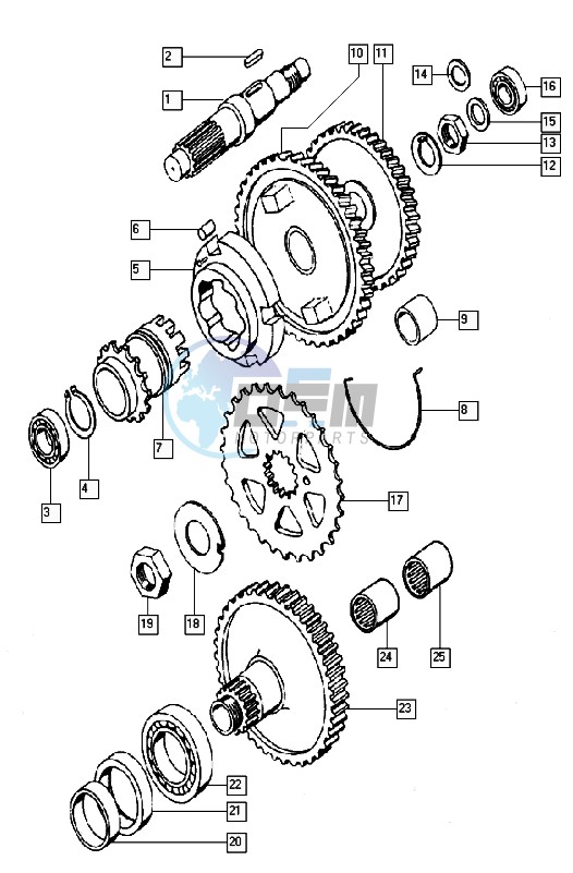 Countershaft