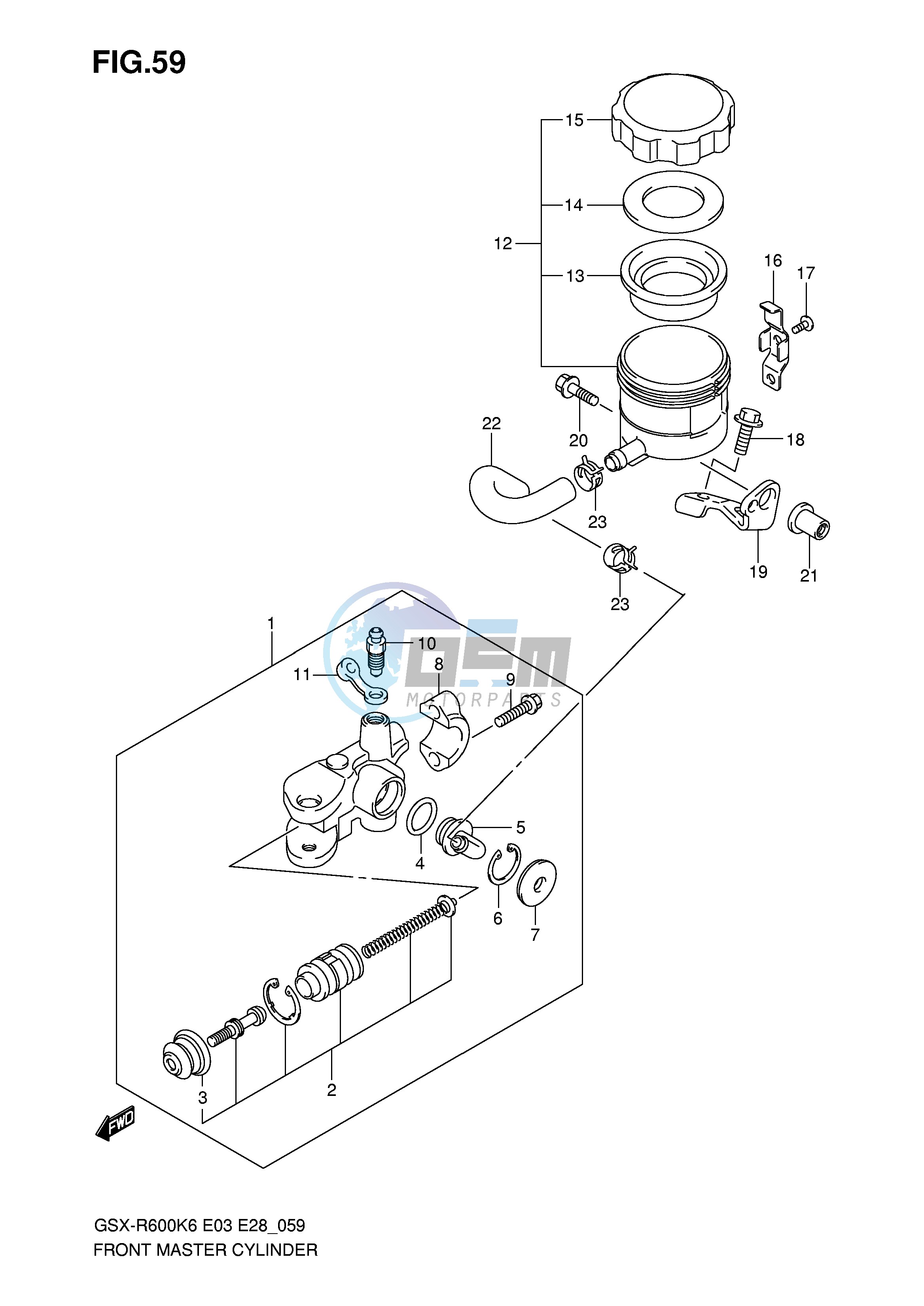 FRONT MASTER CYLINDER