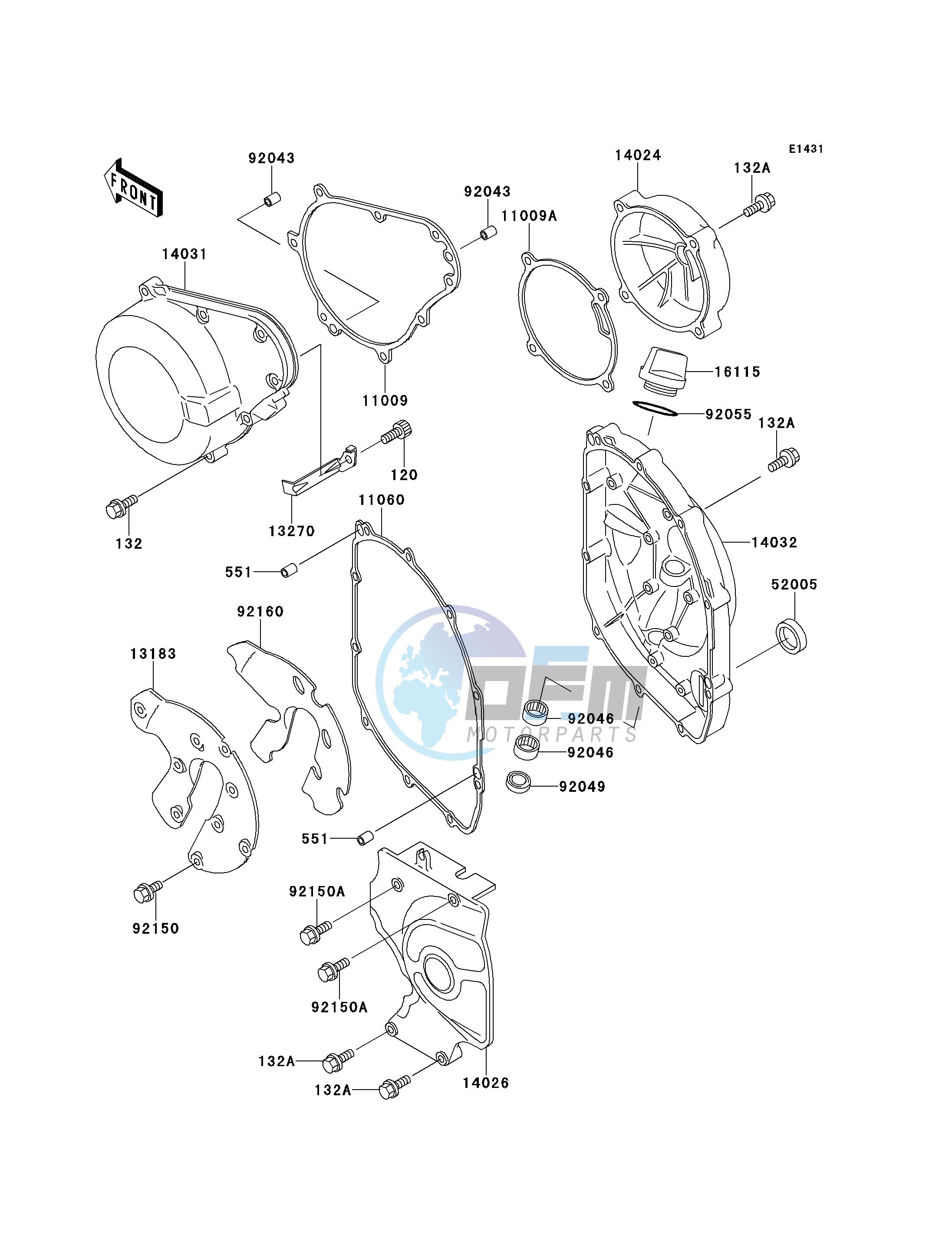 ENGINE COVER-- S- -