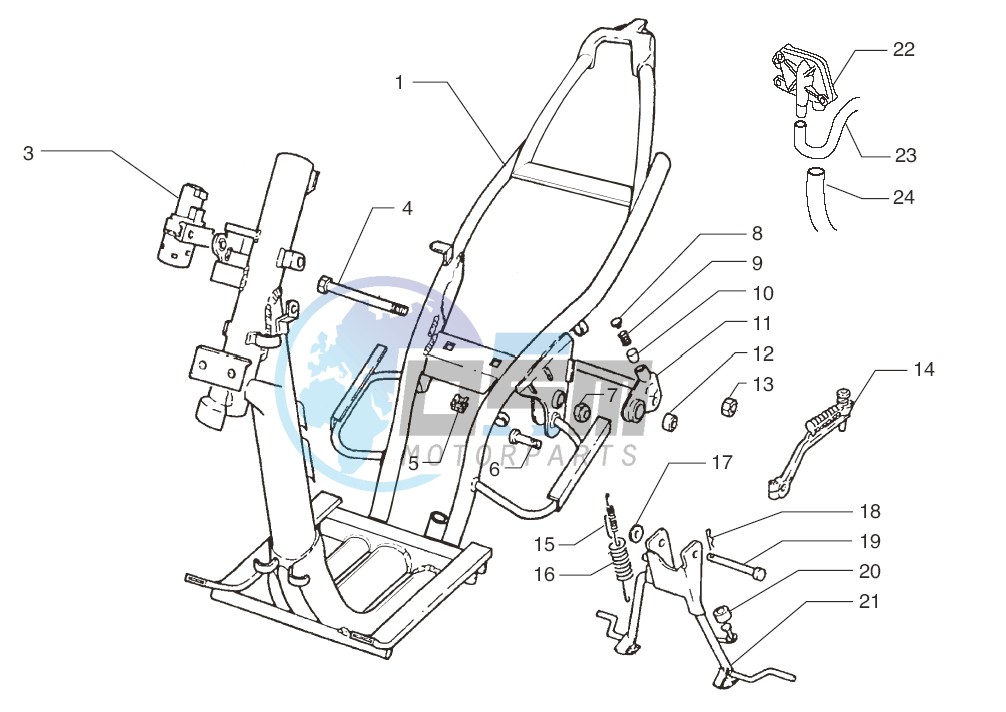 Chassis-Central stand