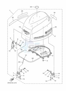 F250UA drawing FAIRING-UPPER