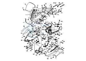 TDM 900 drawing COWLING MY 05