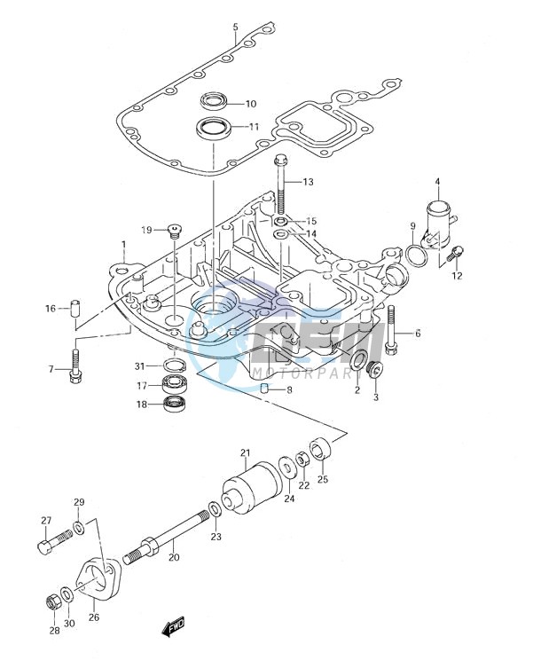 Engine Holder (S/N 681517 & Older)