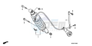 ST13009 Europe Direct - (ED / MME) drawing REAR CUSHION