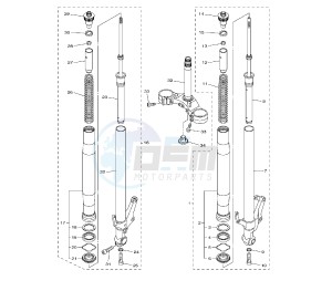 FZ8-N 800 drawing FRONT FORK