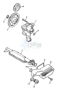 XV VIRAGO 535 drawing OIL PUMP