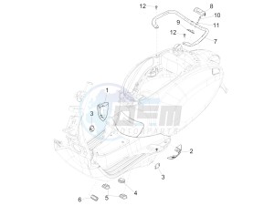 SPRINT 50 4T-3V E4 (EMEA) drawing Side cover - Spoiler